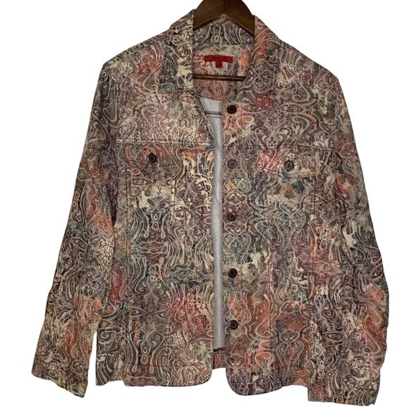 Joni B - Size L - Boho Inspired Textured Jacket - Picture 3 of 6
